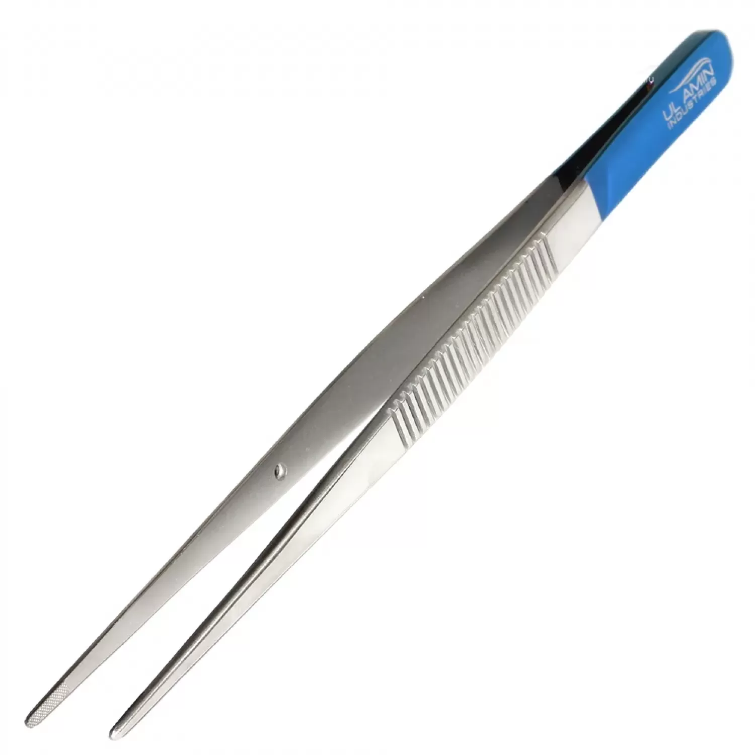 Пинцет анатомический TC Flat Blue